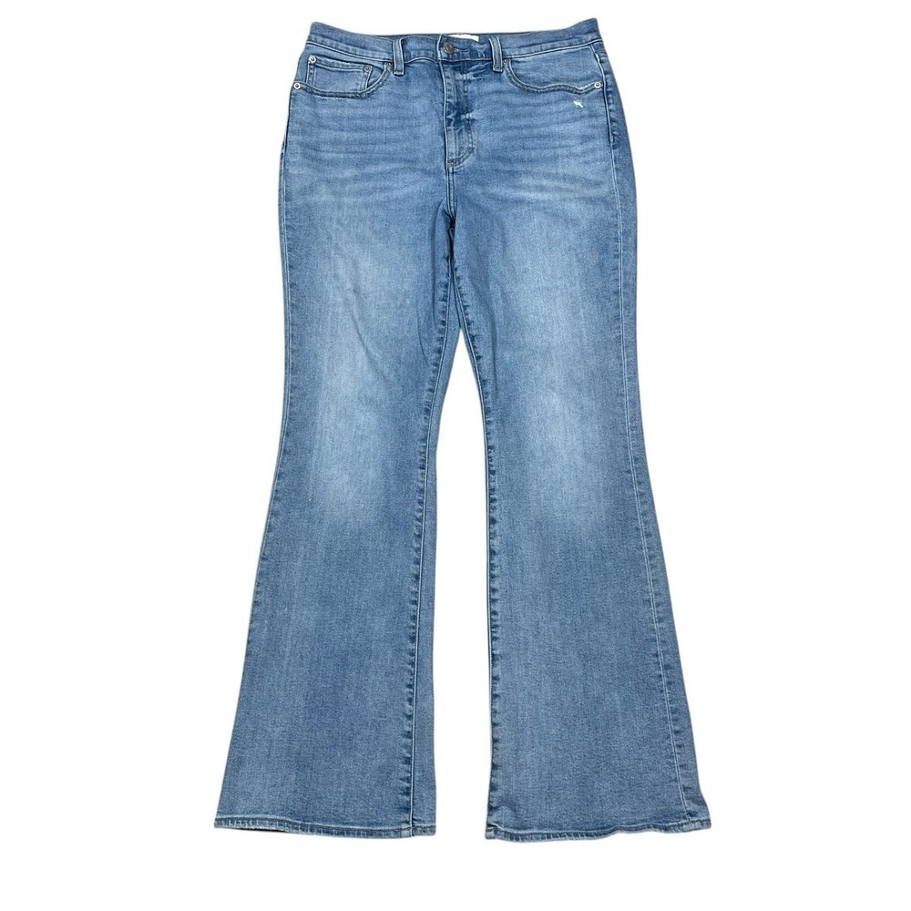 Pistola Dana High Rise Boot Jeans Womens 30x30 Light Wash Classic Flare Boho